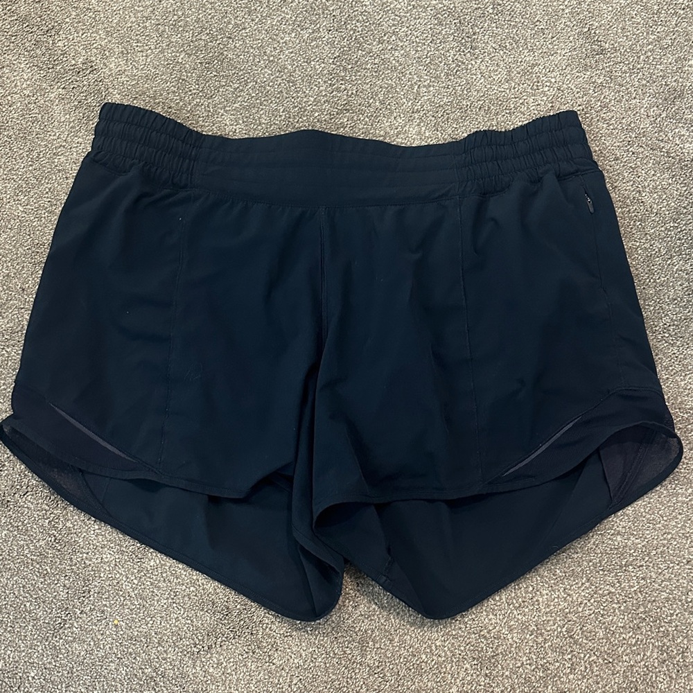 Lululemon High-Rise Lined Shorts - Red